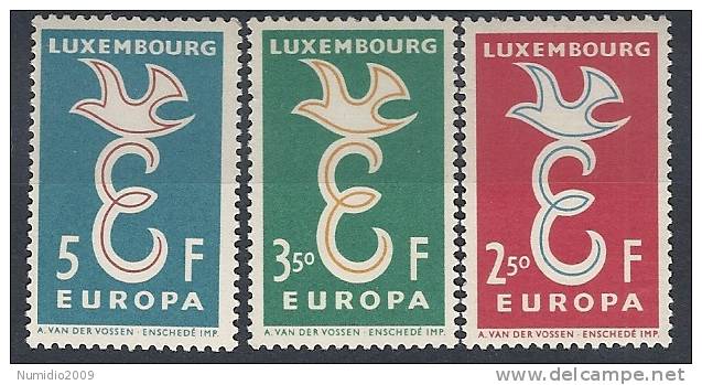 1958 EUROPA LUSSEMBURGO MH * - 1958