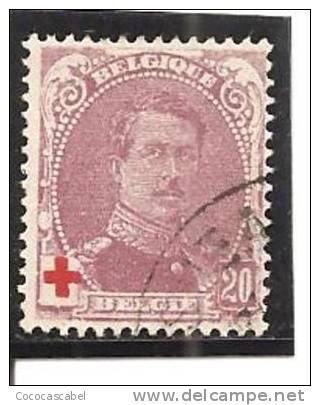 Bélgica - Belgium - Yvert  131 (usado) (o). - 1914-1915 Red Cross