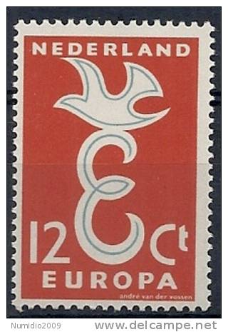 1958 EUROPA OLANDA 12 C MNH ** - 1958