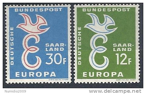 1958 EUROPA SARRE  MH * - 1958