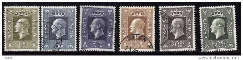 Norway Used 1969, Short Set Of King Olav V, - Oblitérés