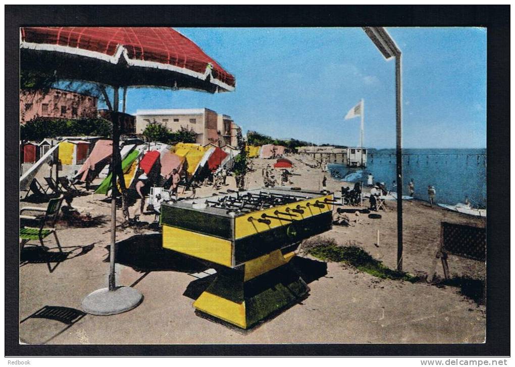 RB 785 - Super Real Photo Postcard - Torre Pedrera Rimini Italy - Table Football - Rimini