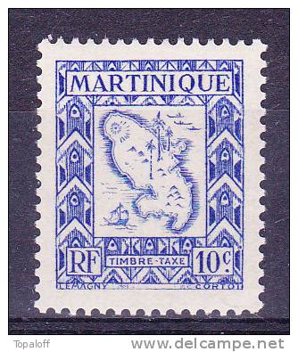 MARTINIQUE TAXE N°27 Neuf Charniere - Timbres-taxe