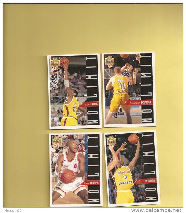 CARTES  BASKET PANINI  N° NL01-NL07-NL17-NL27 - Other & Unclassified