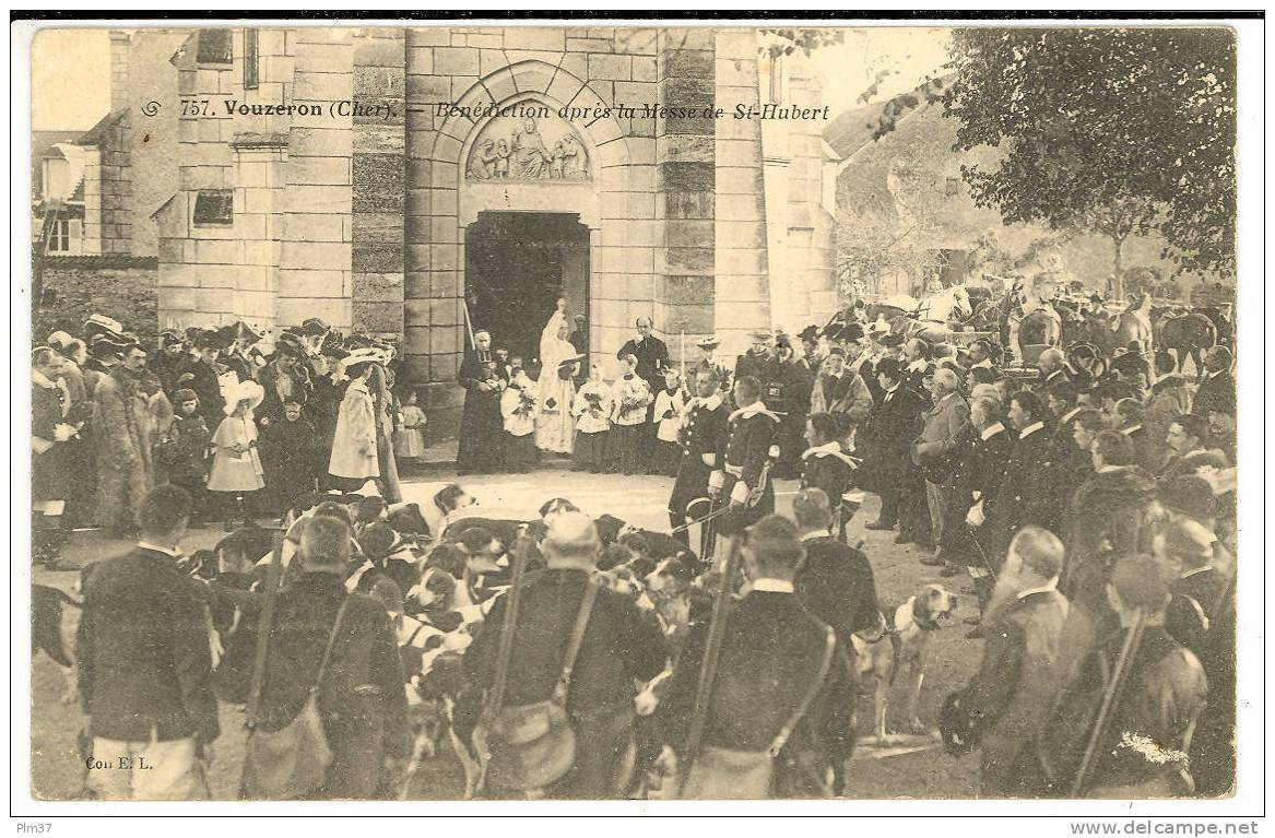 VOUZERON - Chasse à Courre - Messe De St Hubert, Bénédiction - Vouzeron