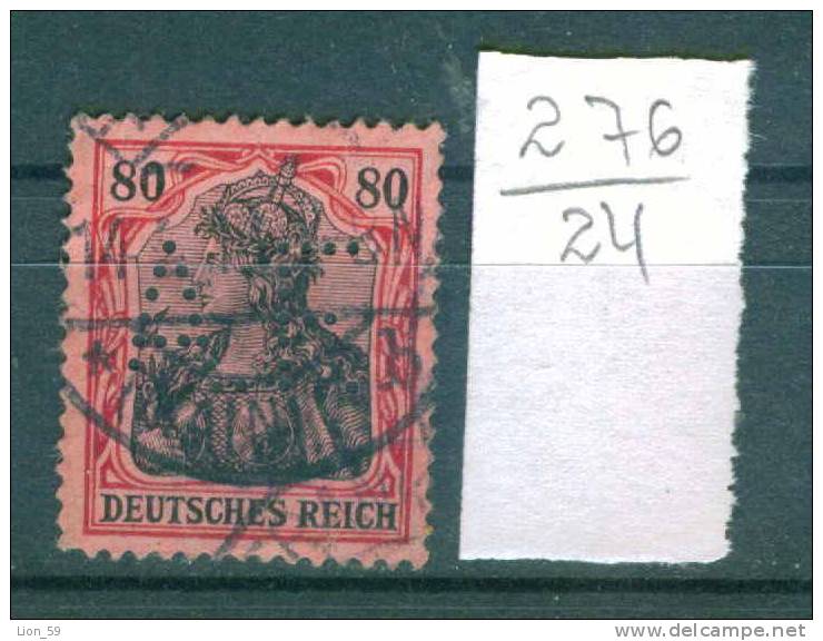 24K276 // - A.F.- Perfin Perfores Perforiert Gezähnt Perforati Perforadas Germany Deutschland  Allemagne Germania - Perforés