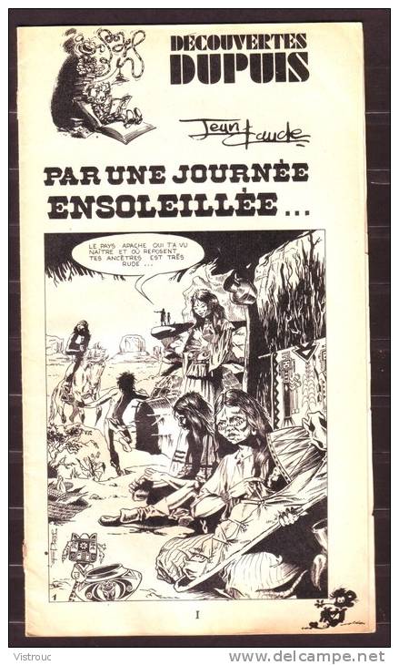 " PAR UNE JOURNEE ENSOLEILLEE  ",  De  JEAN-CLAUDE  - Supplément à Spirou N° 1972 - Découvertes DUPUIS. - Spirou Magazine