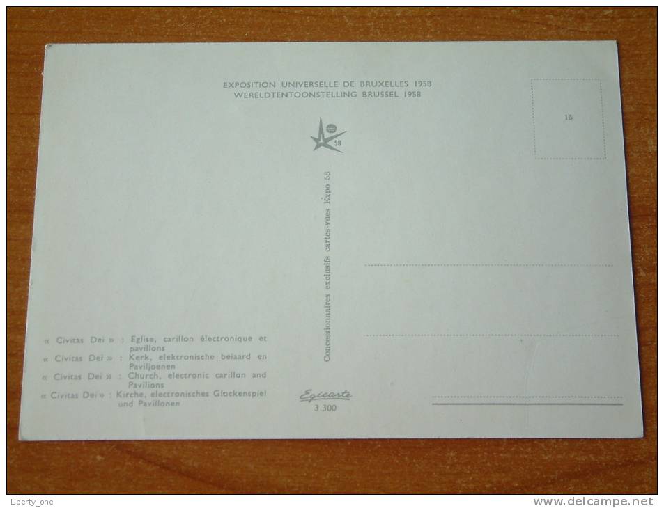 Wereldtentoonstelling BRUSSEL / Anno 1958 ( 5 kaarten / voir photo pour detail) !