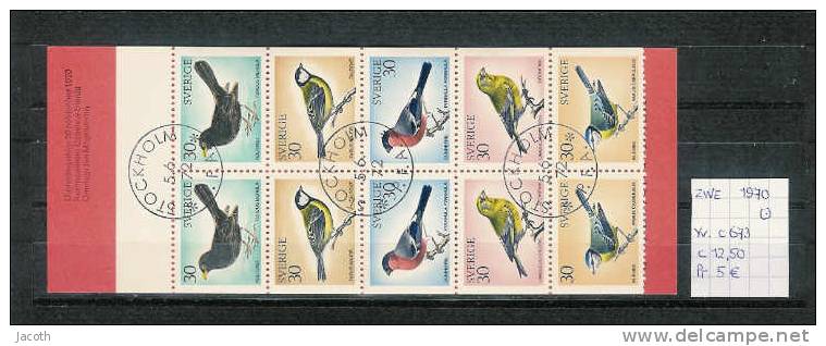 Zweden 1970 - Yv. C673 Michel MH27 Gest./obl./used - 1951-80