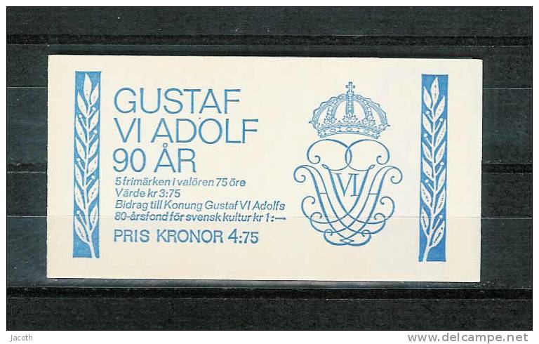 Zweden 1972 - Yv. C757 Michel MH38 Gest./obl./used - 1951-80