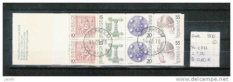 Zweden 1975 - Yv. C873 Michel MH49 Gest./obl./used - 1951-80