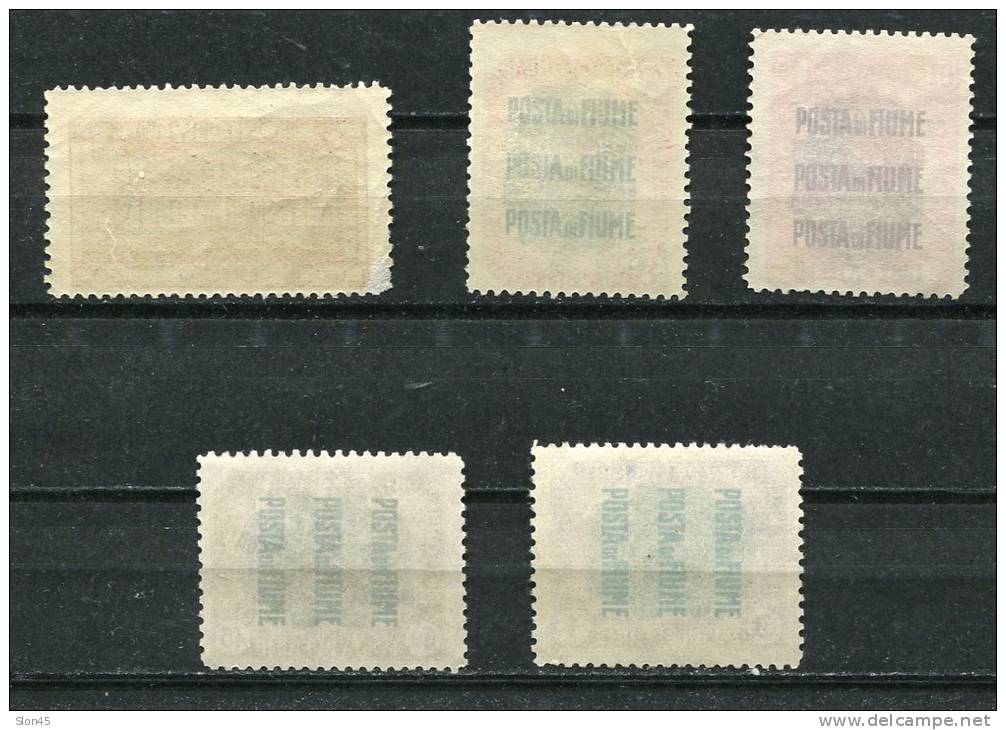 Italy/Fiume  WWI Occupation Unused Overprint "1922","L" - Fiume