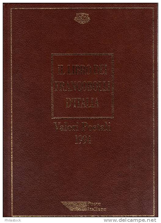 ITALIE Année 1994 **  Compléte Dans Son Livre Officiel Des Postes (88 Pages) Avec Reliure - Années Complètes