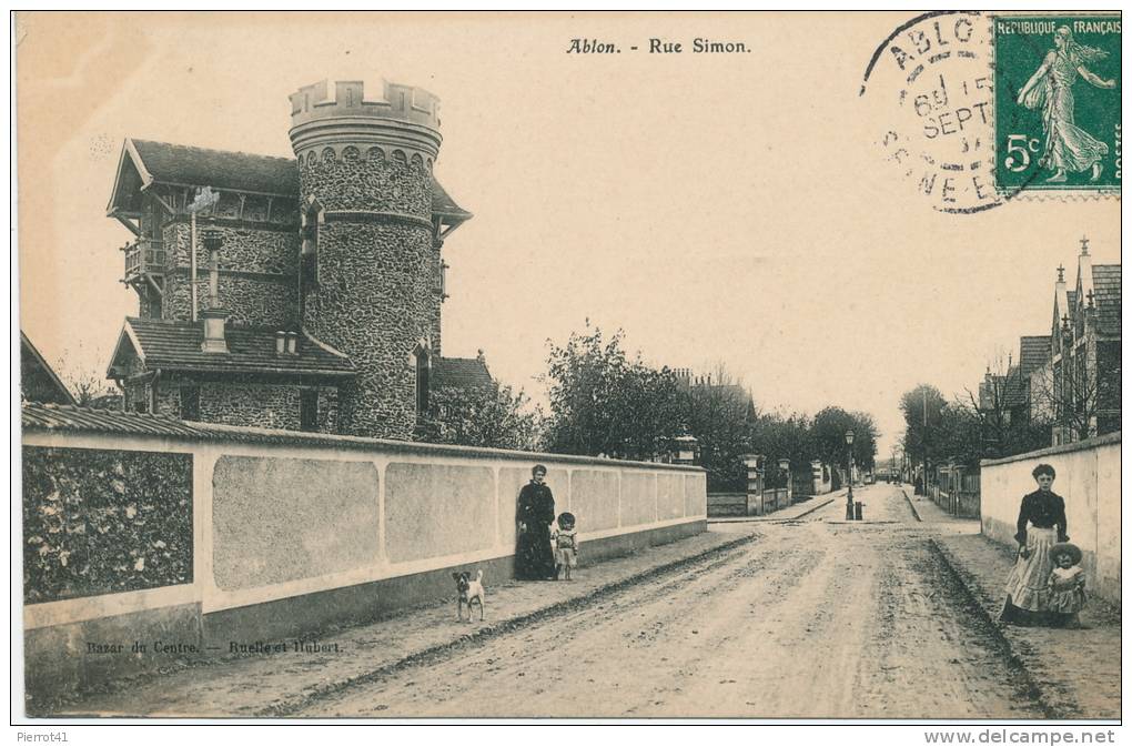 ABLON - Rue Simon - Animation - Ablon Sur Seine