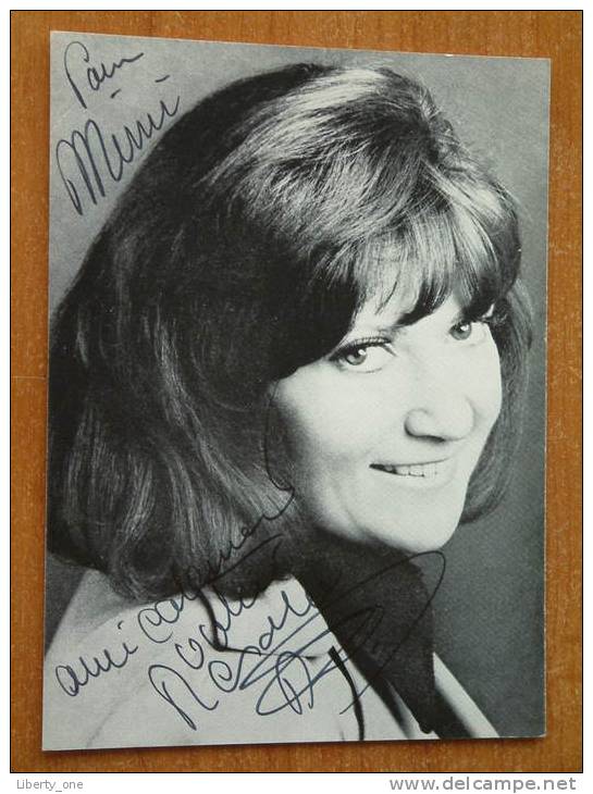 ROSALIE DUBOIS ( Riviera ) Photo Alain Marouani ( Anno 19.. - Zie Foto Voor Details ) ! - Autographes