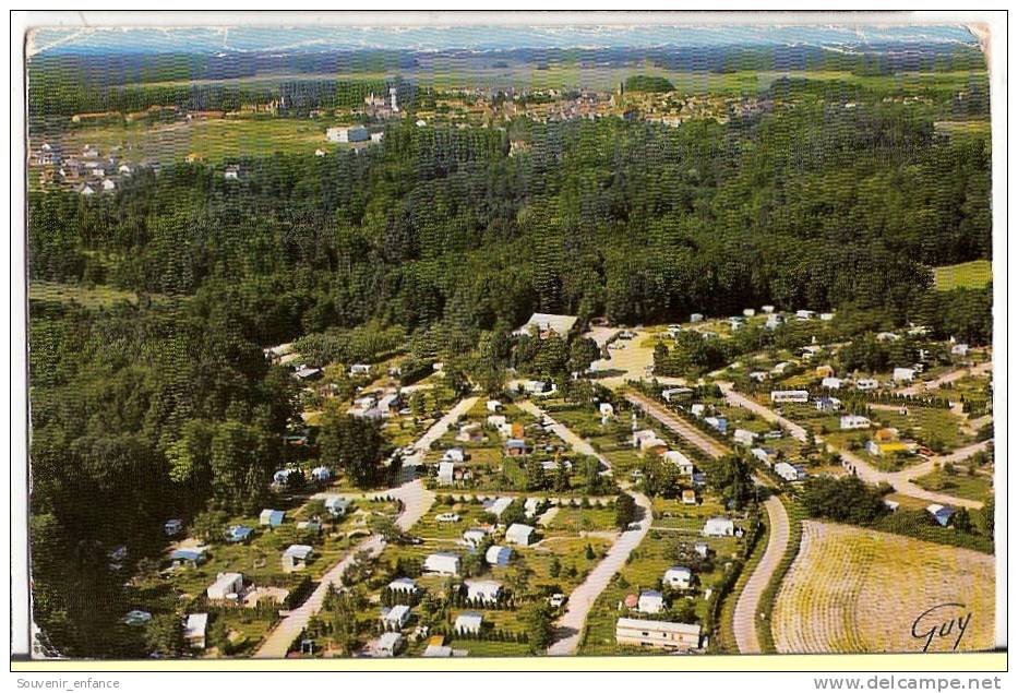 CP Le Chatelet En Brie La Mussine Parc Résidentiel Au Loin Le Village 77 Seine Et Marne - Le Chatelet En Brie