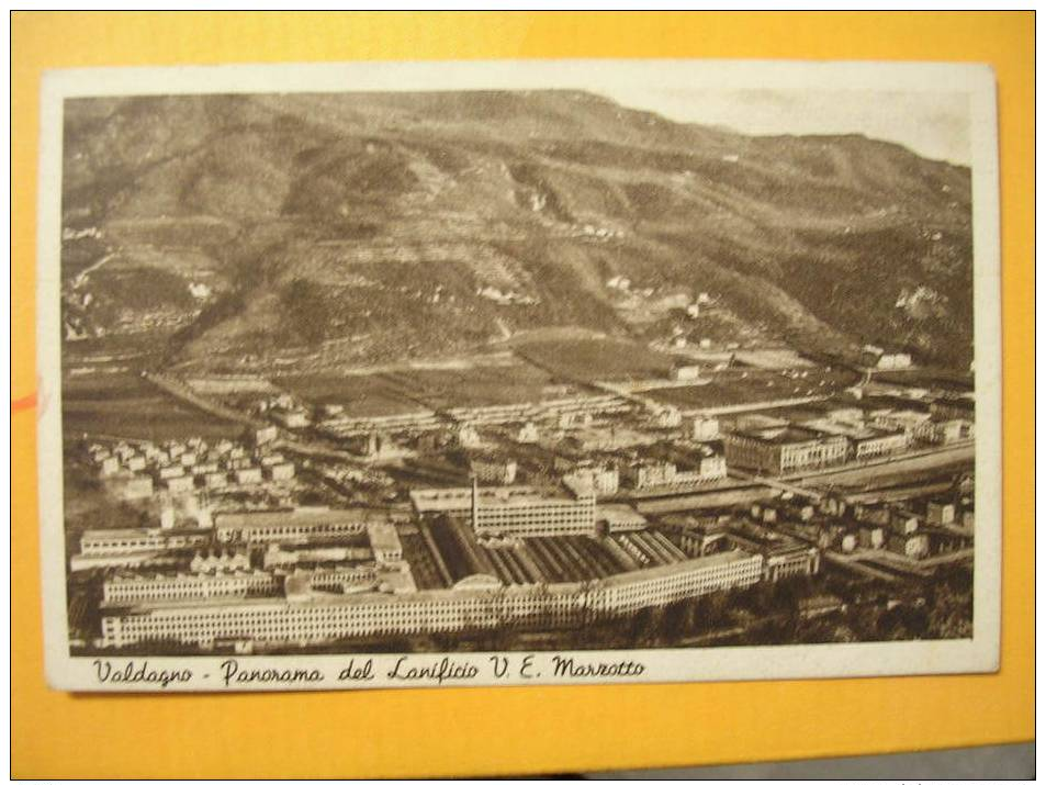 VALDAGNO - PANORAMA DEL LANIFICIO V.E. MARZOTTO ( VICENZA ) -  FORMATO PICCOLO - Other & Unclassified