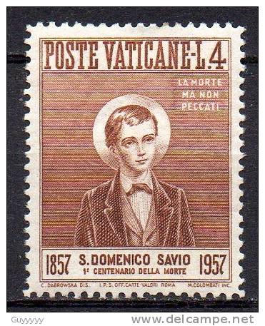 Vatican - 1957 - Yvert N° 237 * - Neufs