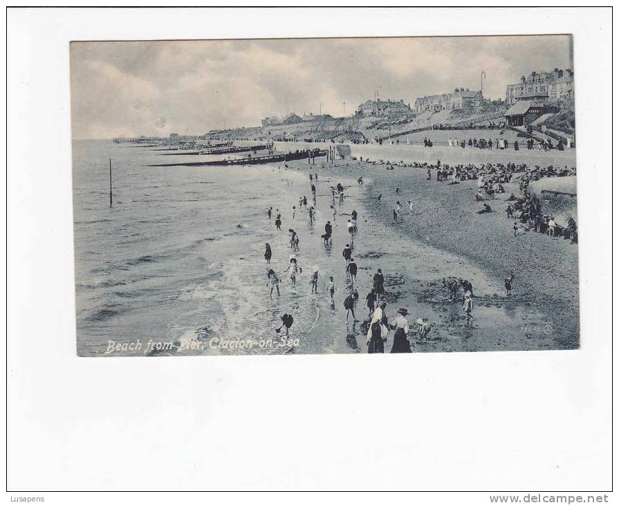 OLD FOREIGN 6626 - UNITED KINGDOM - BEACH FROM PIER CLACTON-ON-SEA - Clacton On Sea