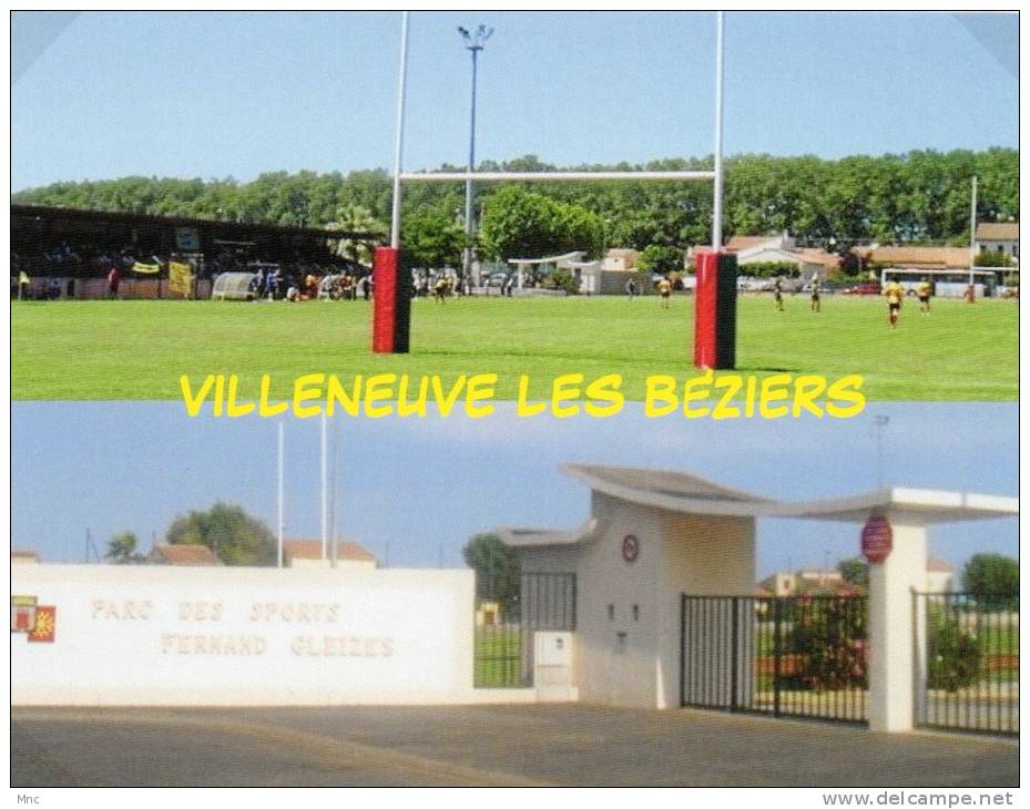 VILLENEUVE LES BEZIERS Stade "Parc Des Sports Fernand Gleizes" (34) - Rugby