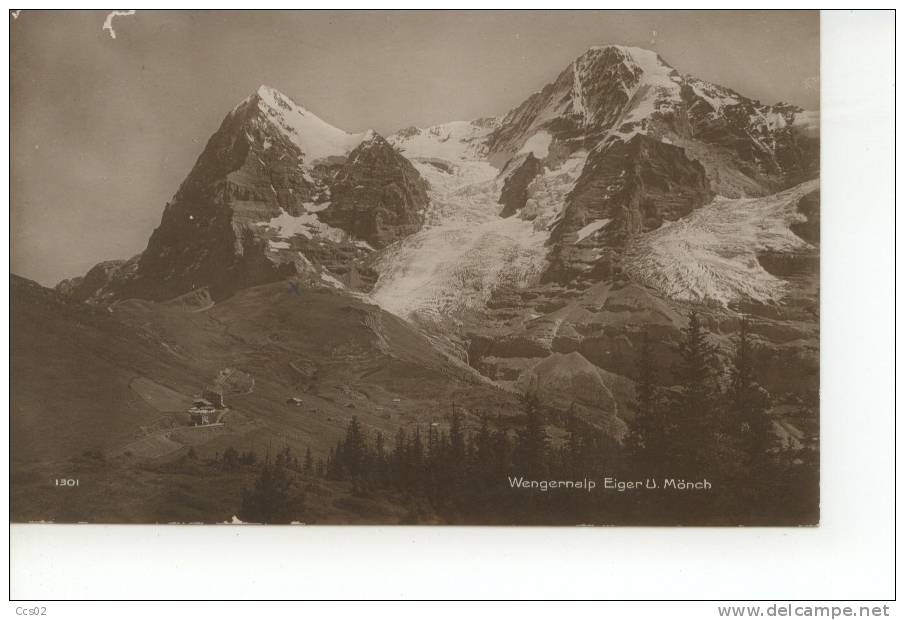 Wengernalp Eiger Und Mönch 1913 - Autres & Non Classés