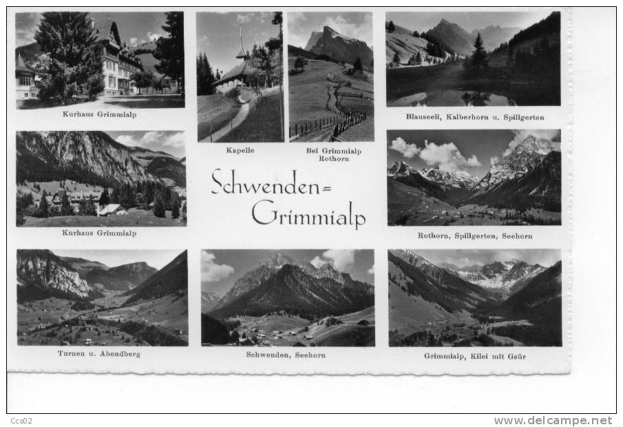 Schwenden Grimmialp 1965 - Autres & Non Classés