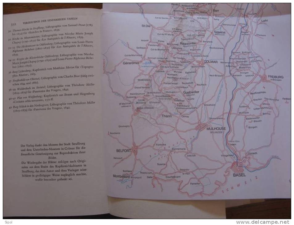 Fährten Ins Elsass Franz Prinz Zu Sayn- Wittgenstein -Prestel Verlag München 1967 -  Guide De L Alsace De 352 Pages TBE - Frankrijk