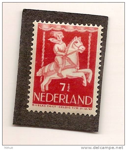 1946 - NEDERLAND PAYS-BAS- Neuf Sans Charnière - Oeuvres Pour L´enfance - Yvert & Tellier N° 463 - Unused Stamps