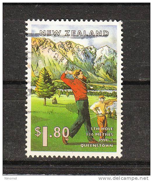 Nuova Zelanda   New Zealand  -   1995.  Golf.  High Value Of The Set - Golf