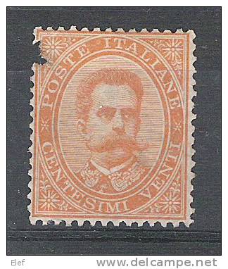 ITALIA / Italie / Italy, 1879, Yvert N° 35, 20 C Orange, Neuf (*);B; Cote 325 Euros !!!! - Nuevos