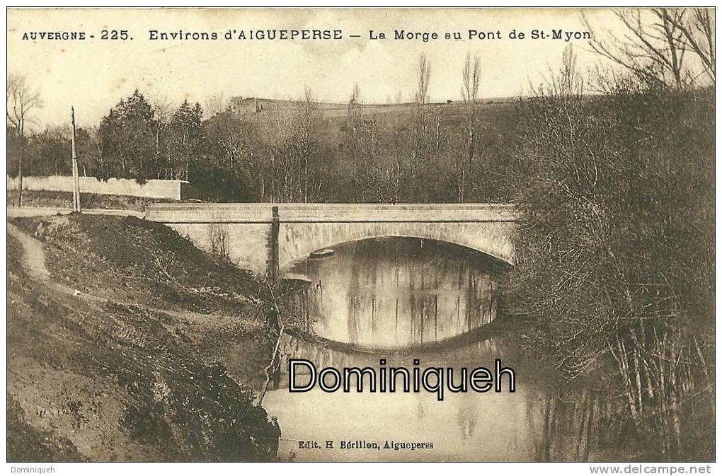 La Morge Au Pont De St-Myon - Aigueperse