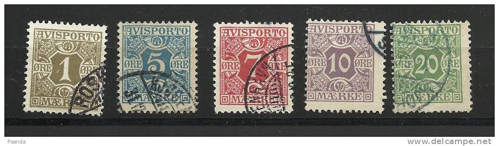 1914 Denmark Avisporto  Mino 1y-5y - Pacchi Postali