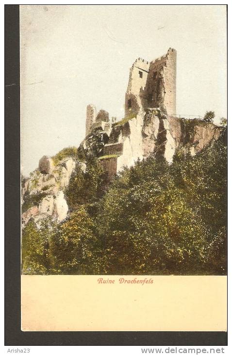 Germany, Ruine Drachenfels - Ruins - Verlag Schaptag & Wolf, Drachenfels - Drachenfels