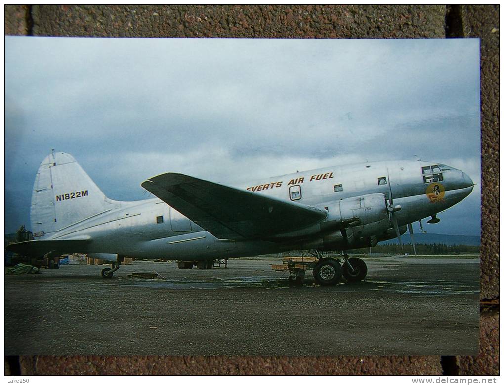 CURTISS C 46F EVERTS AIR FUEL N1822M - 1946-....: Moderne