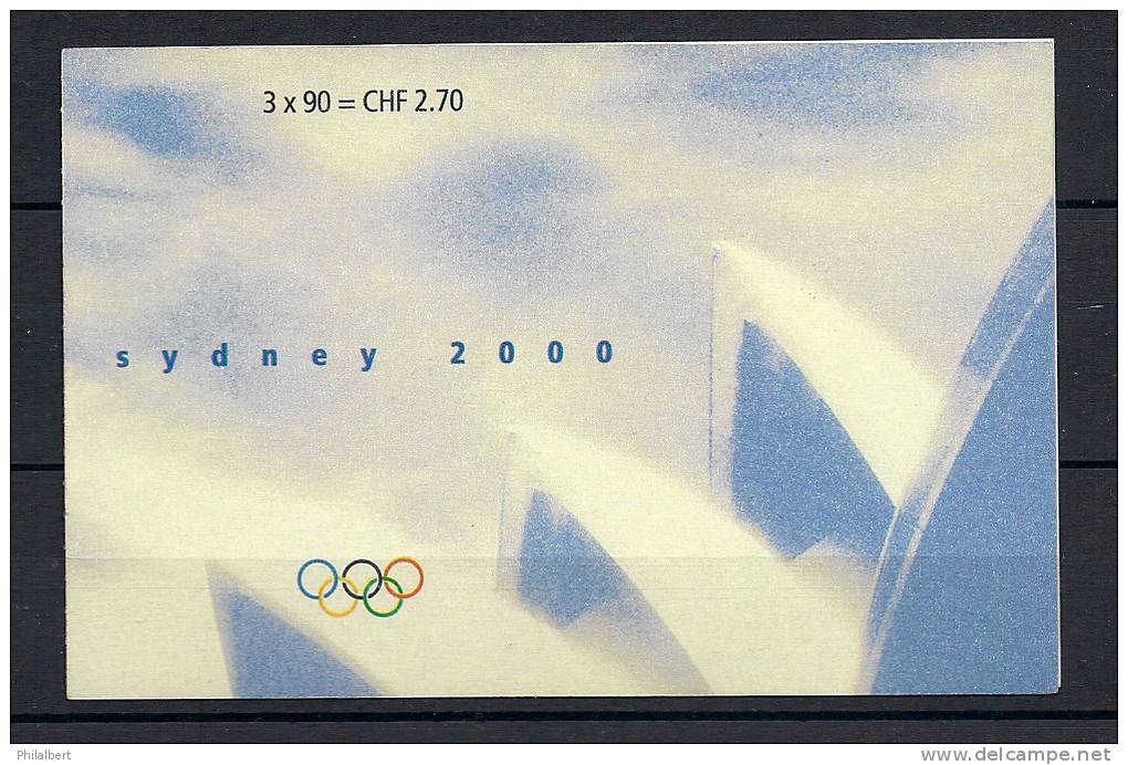 CH-O103 - Carnet JO Sydney 2000 Obl. 1er Jour - Libretti