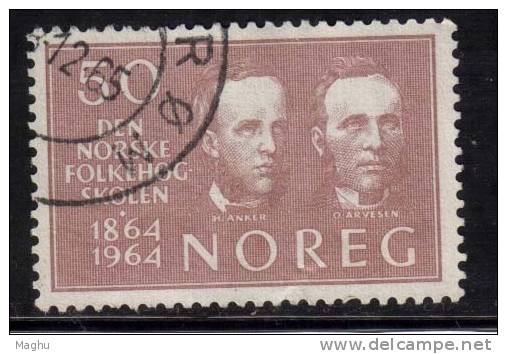 Norway Used, Founders Of School - Oblitérés