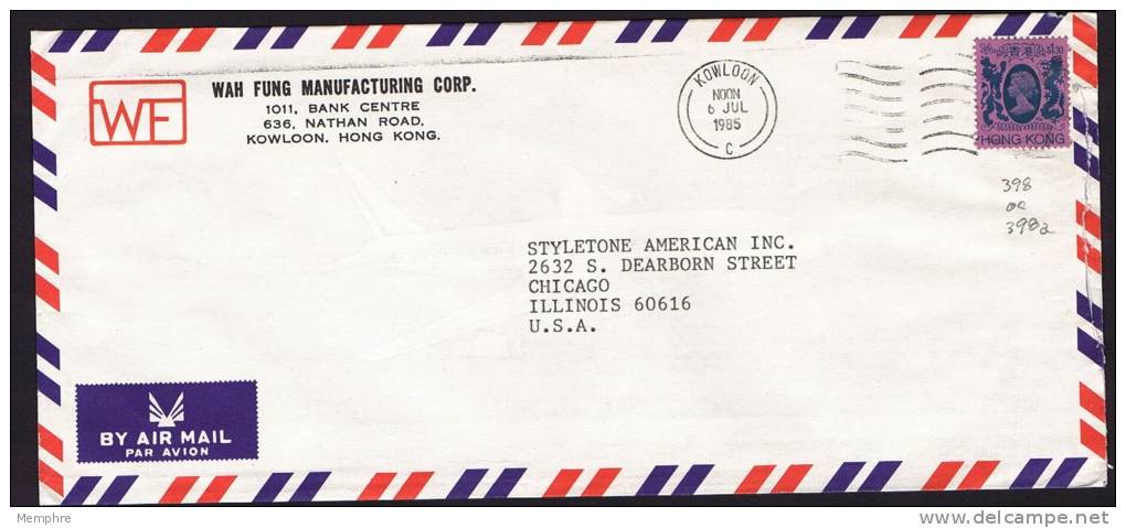 19865  Air Mail Letter To USA   $1.30 - Cartas & Documentos