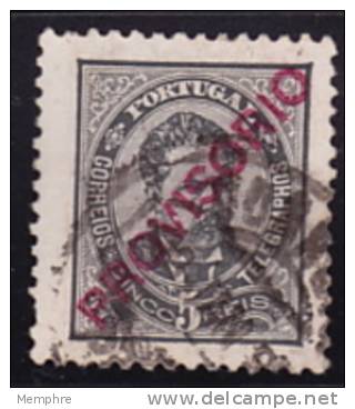 1892  D. Luis ! &laquo;PROVISORIO&raquo;  Perf 11,5   Reis  5 - Used Stamps