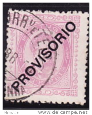 1892  D. Luis ! &laquo;PROVISORIO&raquo;  Perf 11,5   Reis  20 - Usati