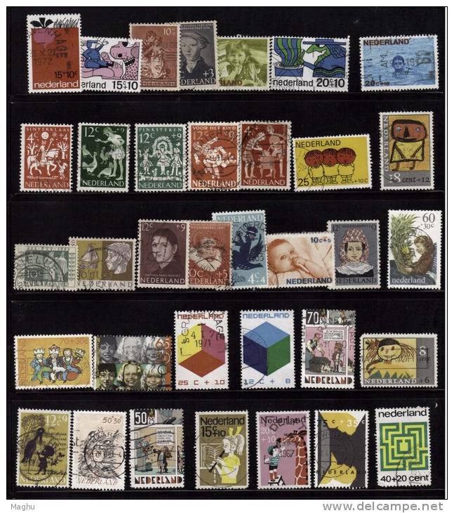 Netherlands Charity / Fund Used Collection Lot, - Verzamelingen