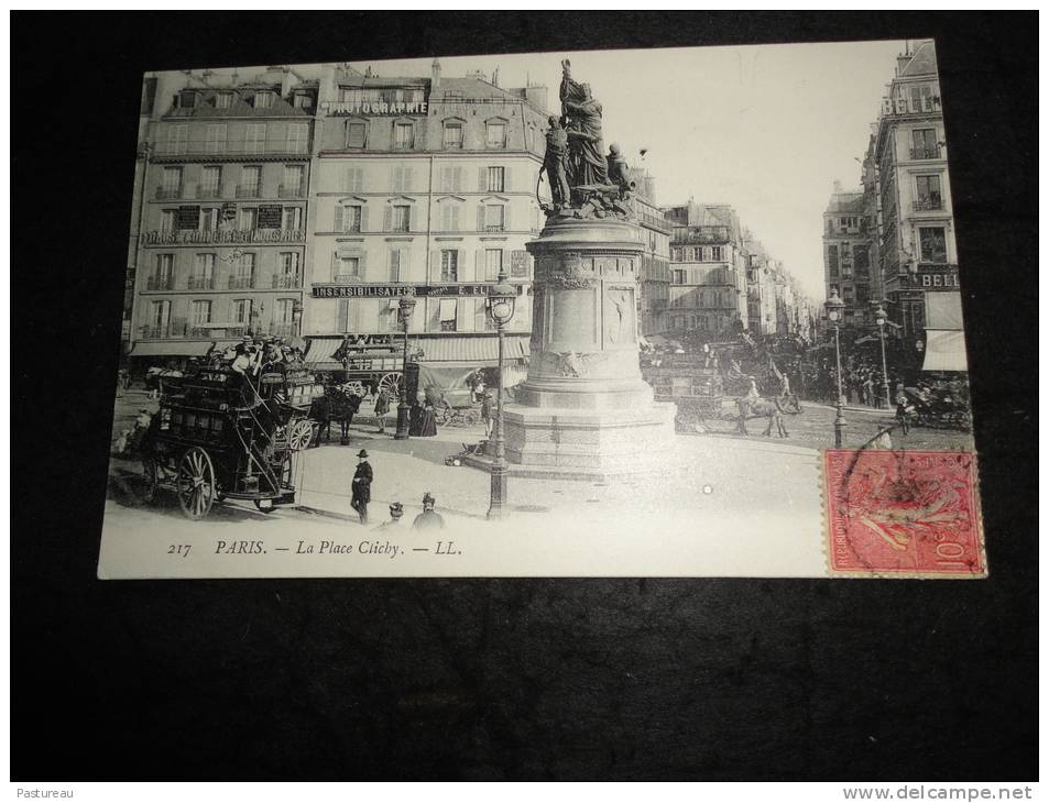 Paris .Place Clichy. Voir 2 Scans. - Arrondissement: 17