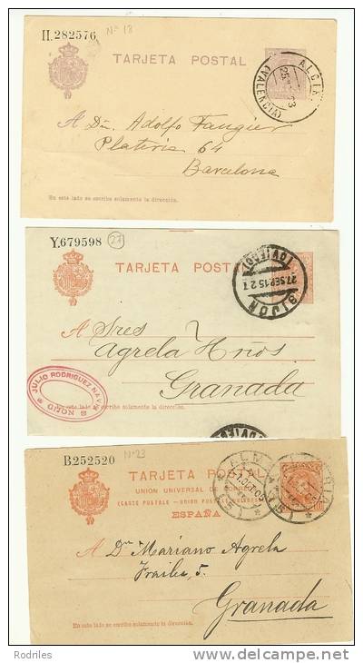 ESPAÑA. ENTEROS POSTALES ALFONSO XIII - 1850-1931