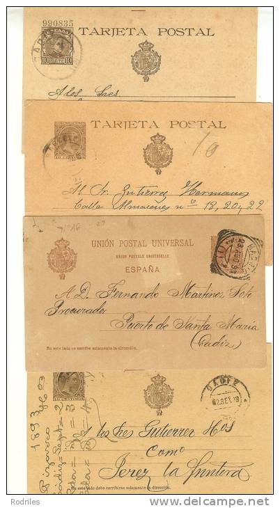 ESPAÑA. ENTEROS POSTALES ALFONSO XIII - 1850-1931