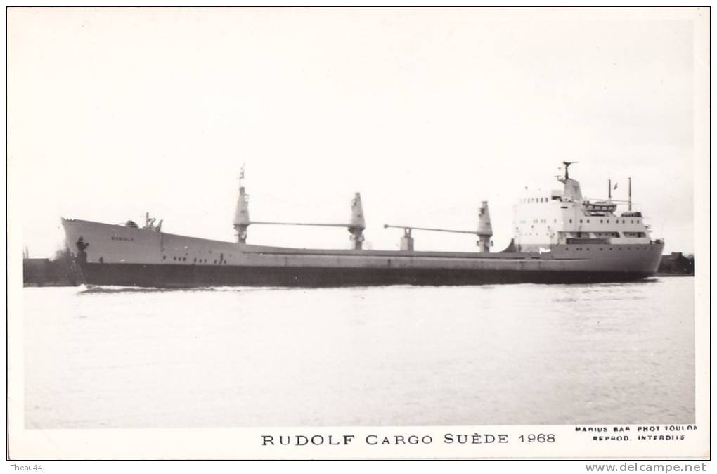 ¤¤  -  Cargo Suédois " RUDOLF  " En 1968  -  Bateau   -  ¤¤ - Commerce