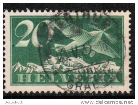 SWITZERLAND   Scott #  C 4a  VF USED - Oblitérés