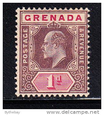 Grenada Scott #59 MH 1p Edward VII - Grenada (...-1974)