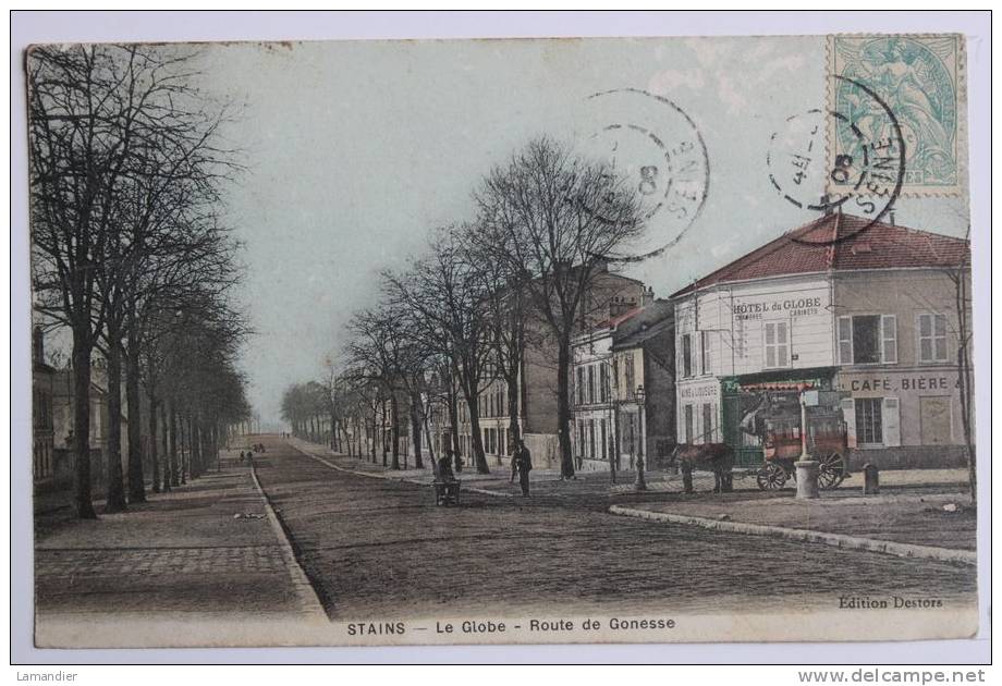 CPA - 93 - STAINS - Le Globe - Route De Gonesse - Stains