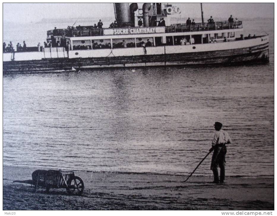 (44).SAINT-BREVIN LES PINS.LE "SAINT-CHRISTOPHE" AU DEPART POUR ST NAZAIRE.VERS 1910.TBE. - Saint-Brevin-les-Pins