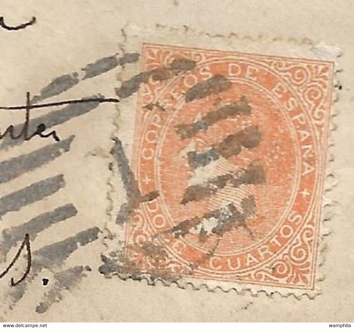 lot de 6 lettres d'Espagne pour la France entre 1867 et 1881 toutes scannées