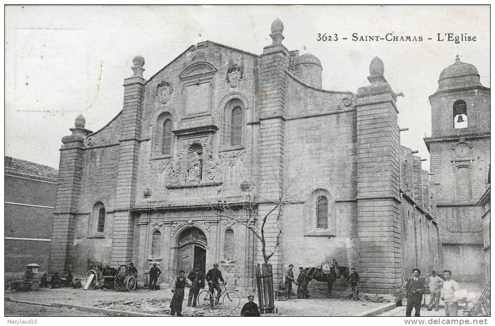 Saint-Chamas. L'église. - Otros & Sin Clasificación